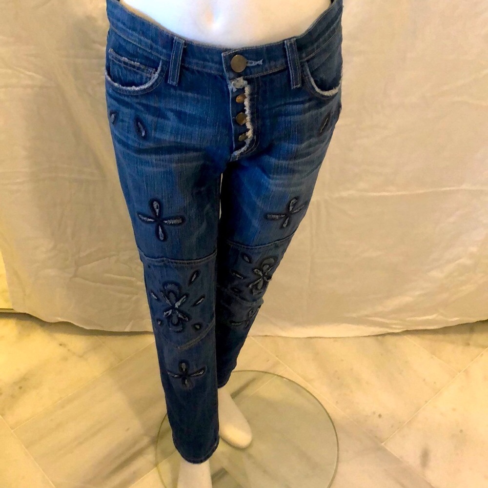 Current Elliot embroidered Jeans SZ 26